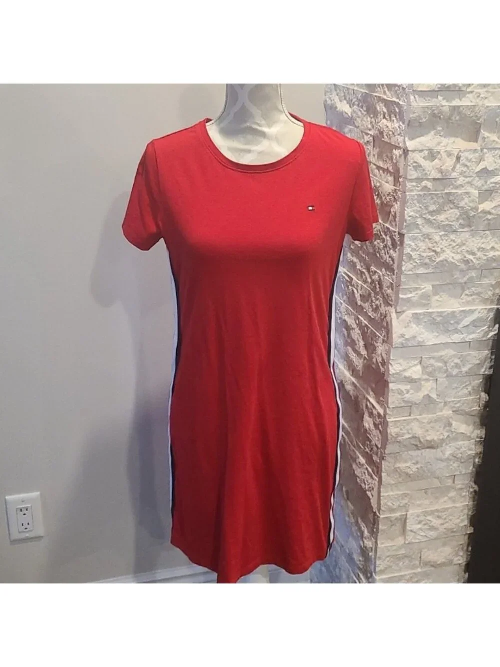 Tommy Hilfiger Red T-Shirt Dress